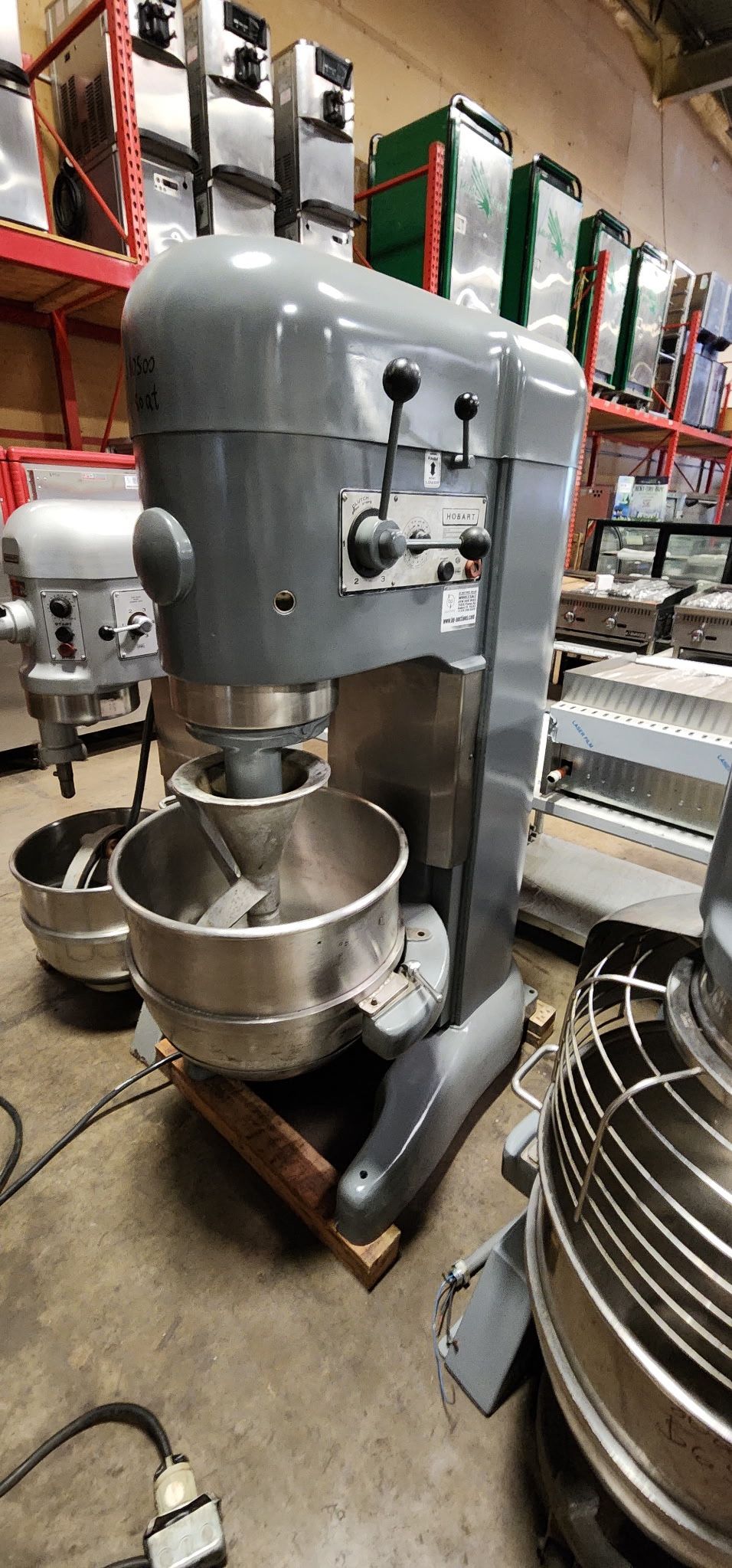 80qt Hobart Mixer With Video With Hook And SS Bowl Ready