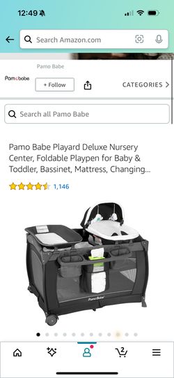 Graco Baby Crib Travel Foldable 99 new Infant Bed 