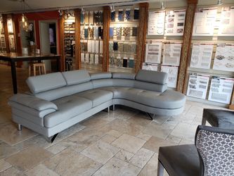 Light Grey Modern Sectional