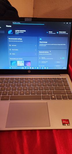 HP 14 inch HD Windows Laptop AMD Athlon Moonlight Blue
