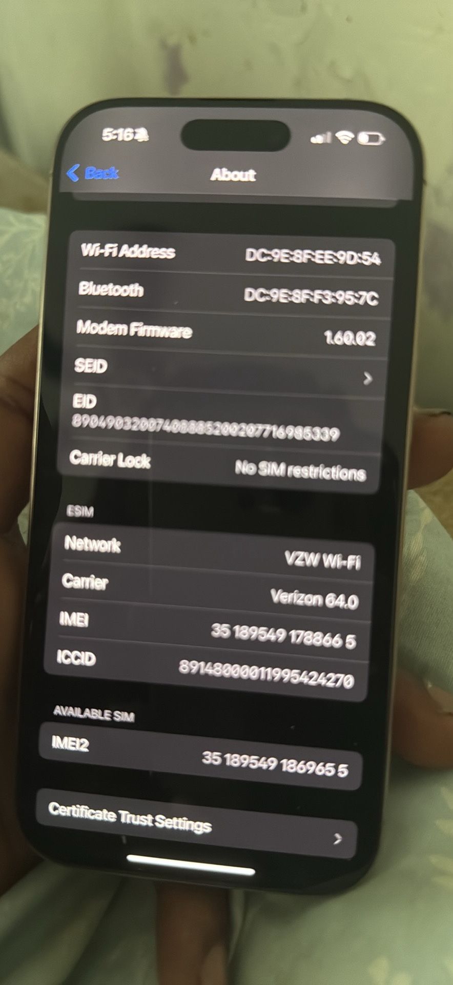 iPhone 16 Pro