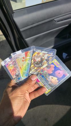4 Full Art Holo Pokémon Cards