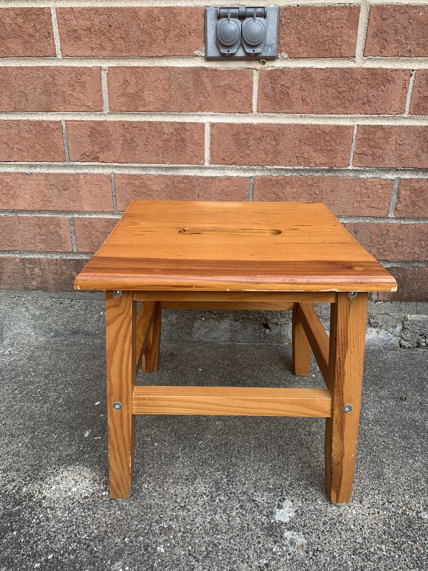 Wooden stool