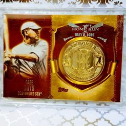 BABE RUTH TOOPS CARD MEDALLION Collectible 