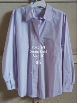 Foxcroft Dress Shirt Size 8