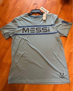 Messi Mens Short Sleeve Athletic Jersey Top Size Large