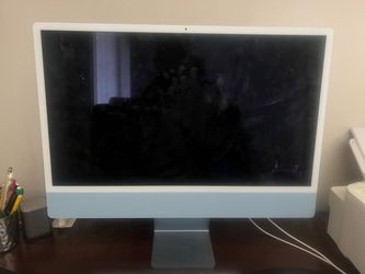 Apple iMac 24-Inch Blue All-in-One Desktop