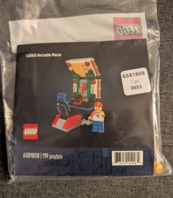 Lego (contact info removed) arcade race cabinet spy video game Hunter Best buy promotion