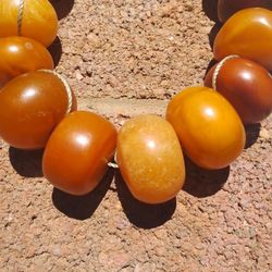 Rare African Amber Beads