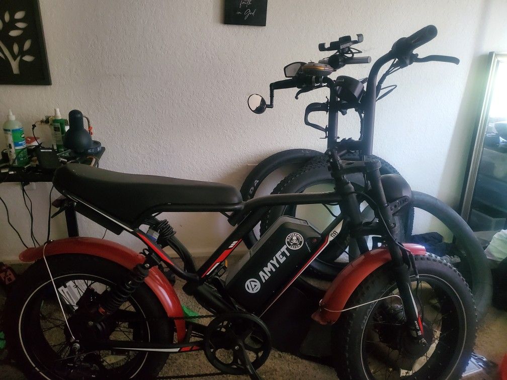 S8 Dual Motors 25ah Battery 20×4 Fat Tire 48v Dual 1000watt Motors 40mph