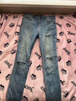 Hollister ripped jeans