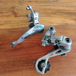 Vintage Specialized Stumpjumper Deerhead Front And Rear Derailleur Set Rockhopper Mountain Bike