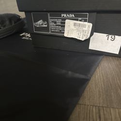 Prada Nylon Trainers size 11 black