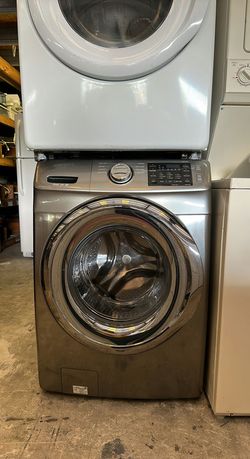 Samsung Front Load Washer, Stainless Steel, Steam Wash