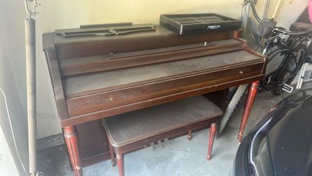 Wurlitzer Piano and  Stool
