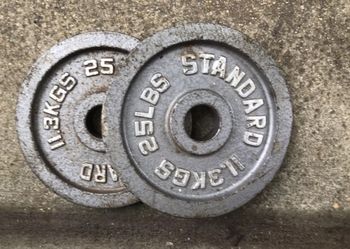 2-25lbs Olympic style weights