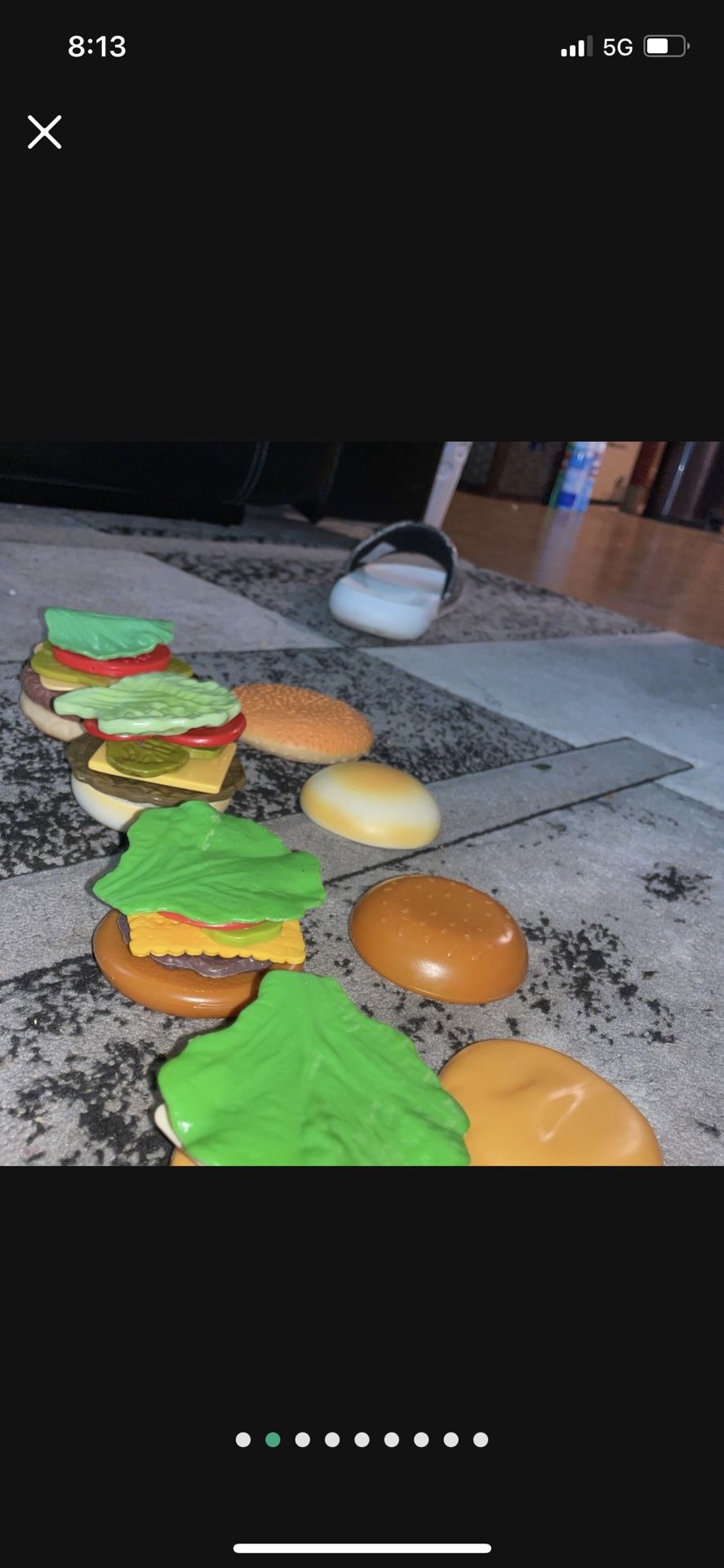 Play Cheese Burgers An Chips Set All $6