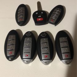 Nissan Remote Blade Key And Fob Key