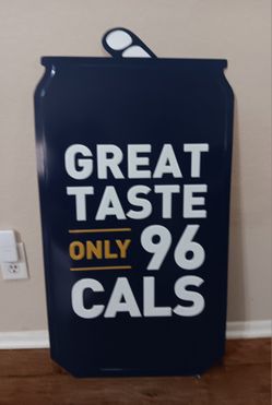 Miller Lite Tin Sign