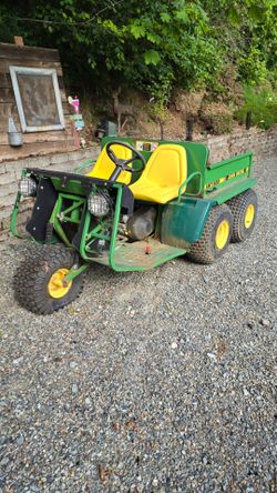 John deere 5 wheel amt626 hauler tractor sxs utv atv dump bed