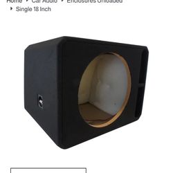 Audio Speaker Enclosure 18”