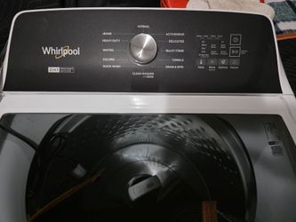 Whirlpool 2-in-1 Top Load Washing Machine and electric dryer