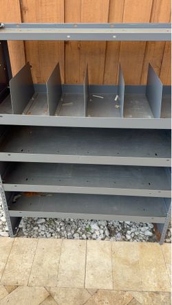Cargo van metal cabinets