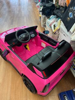 Pink Cadillac Escalade Kids Ride-On Electric Car