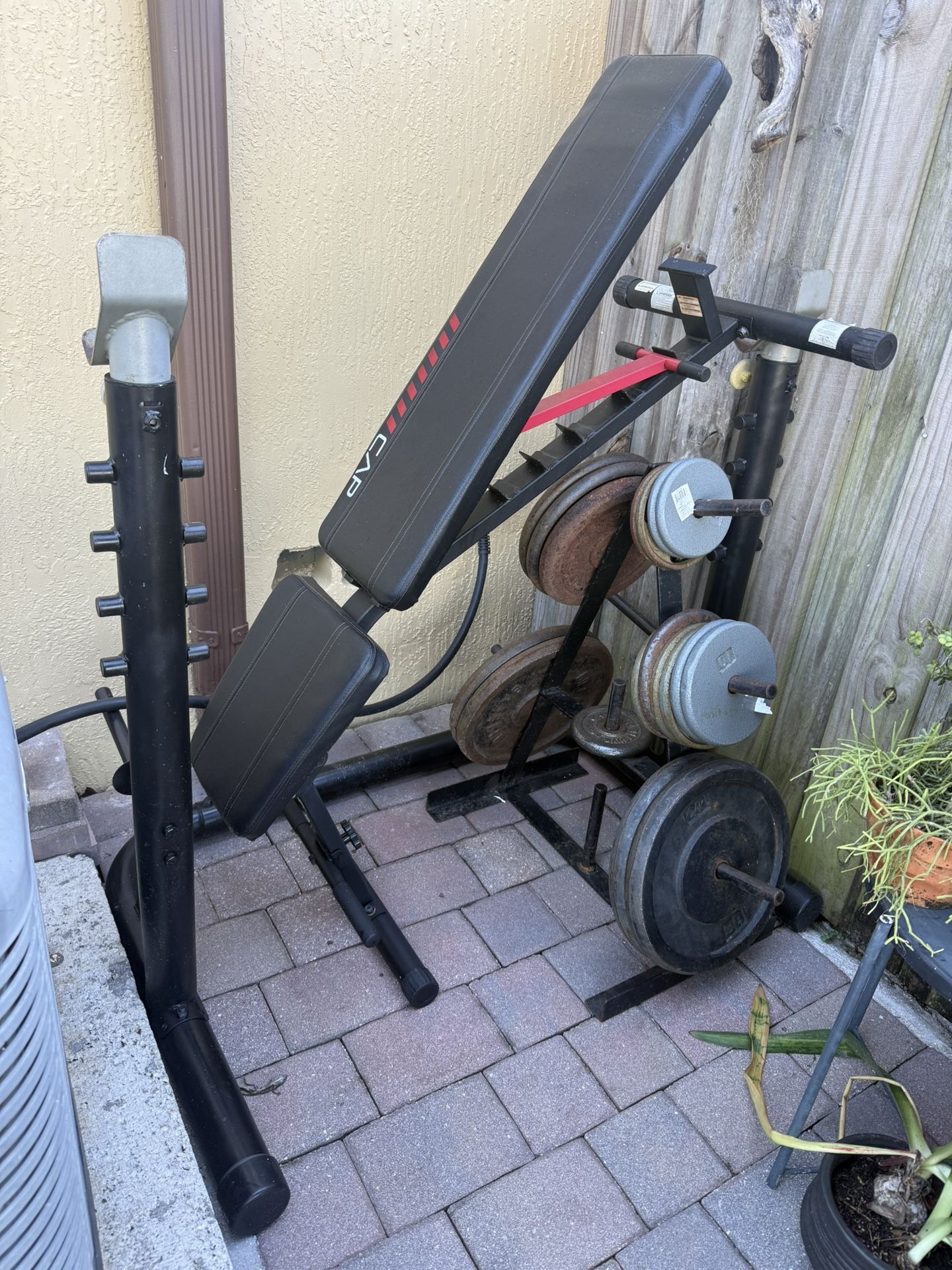 Weight Set And Bench