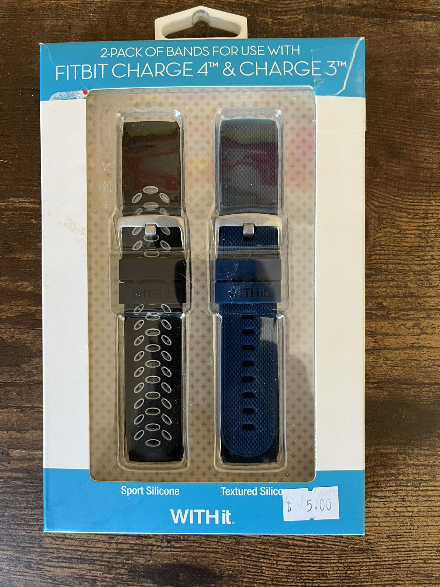 New, Fitbit Charge 4 & Charge 3 Bands. 2 Pk