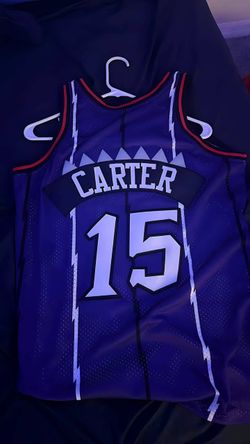 Toronto Raptors Vince Carter #15 Purple Throwback Jersey (Size m)