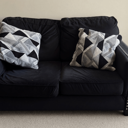 Black Fabric Couch – Like New Condition - Brooklyn, NY