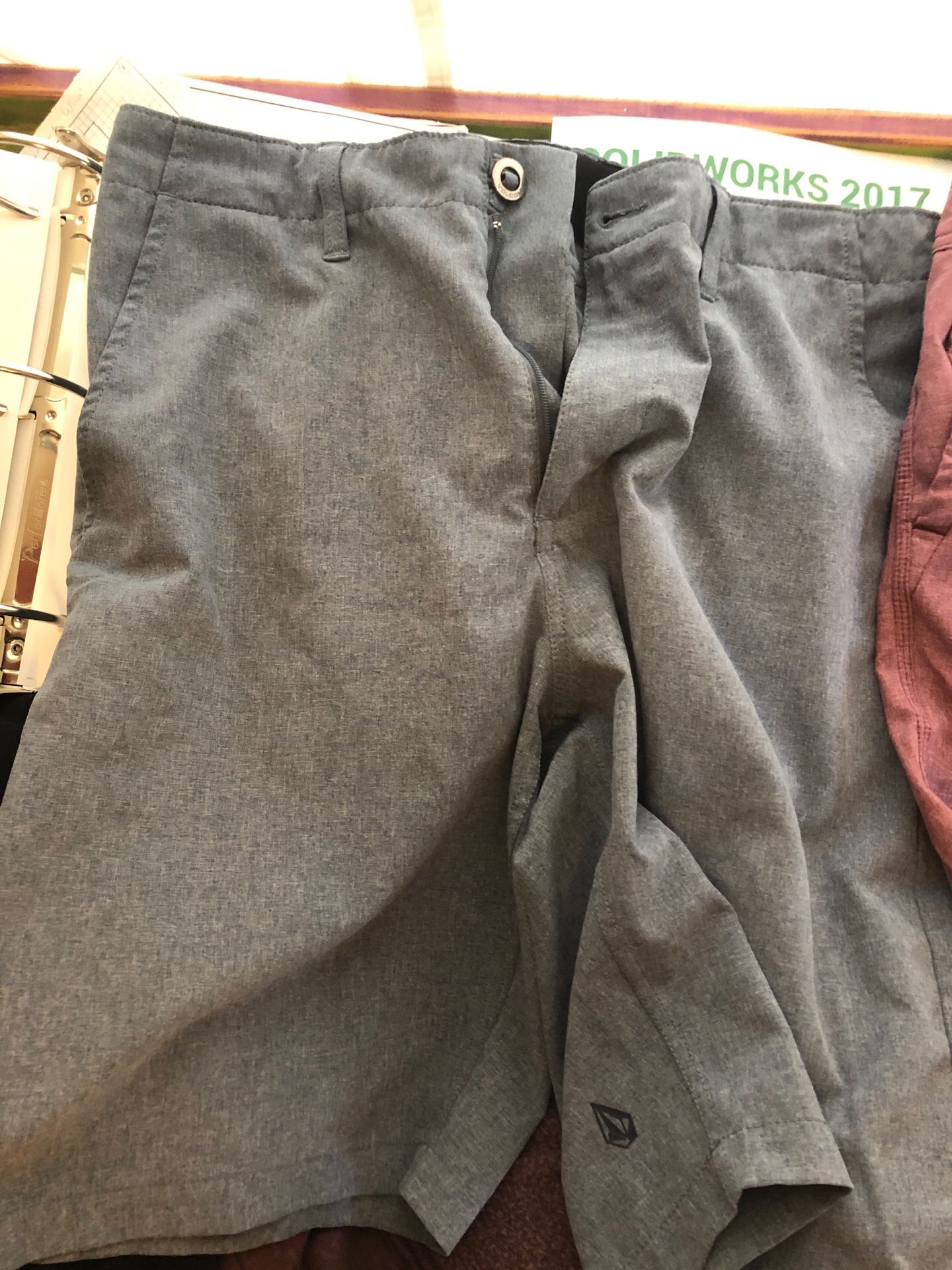 32 waist Teen shorts male - volcom and O’Neil