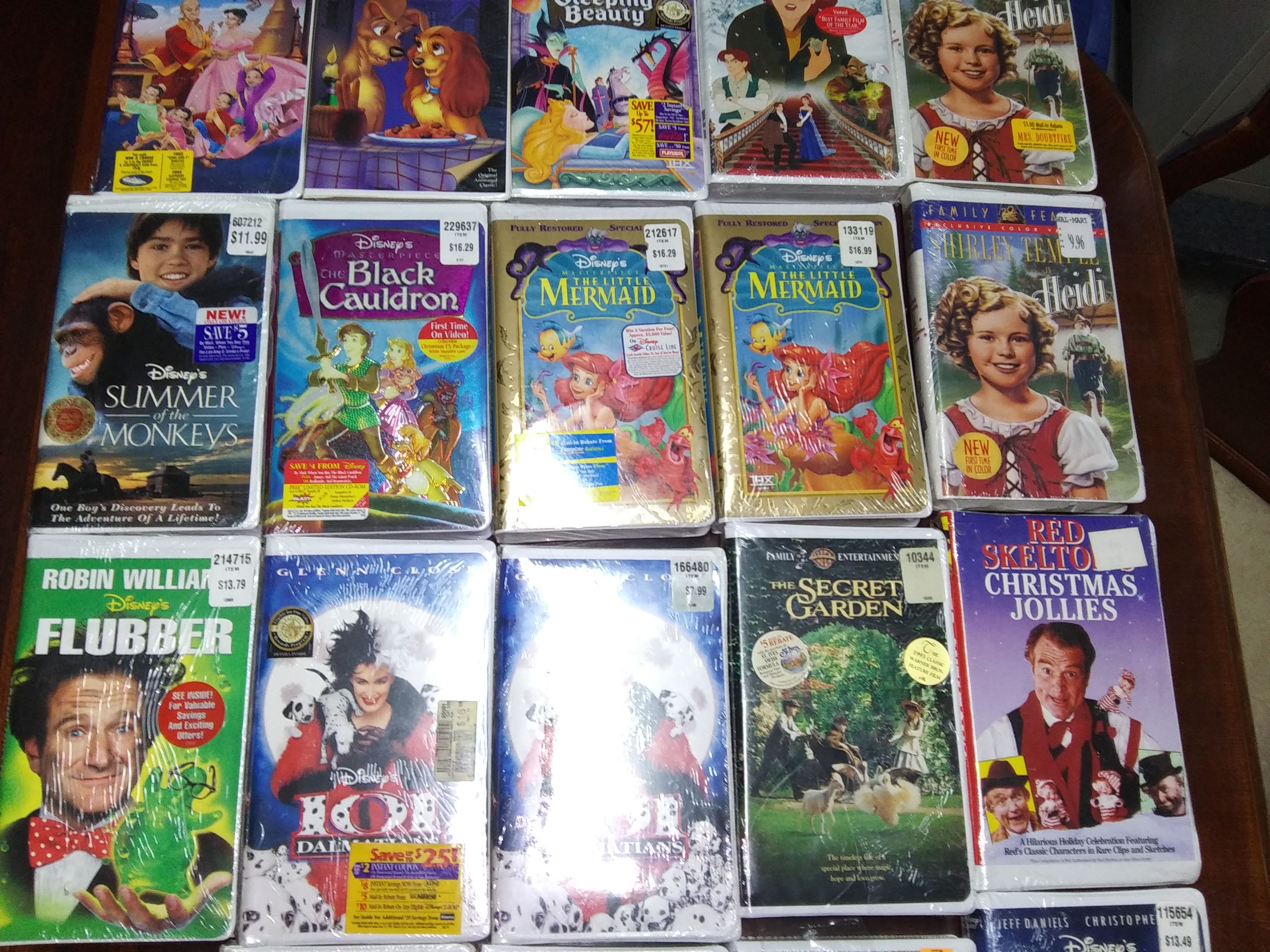 Brand New Disney VHS tapes/Movies