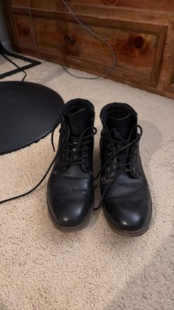 Perry Ellis Portfolio Size11.5 Black Ankle Boots