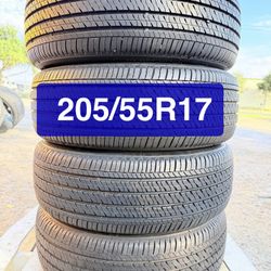 ⚠️‼️ SALE 205/55R17 FIRESTONE SET $220 CASH ⚠️‼️