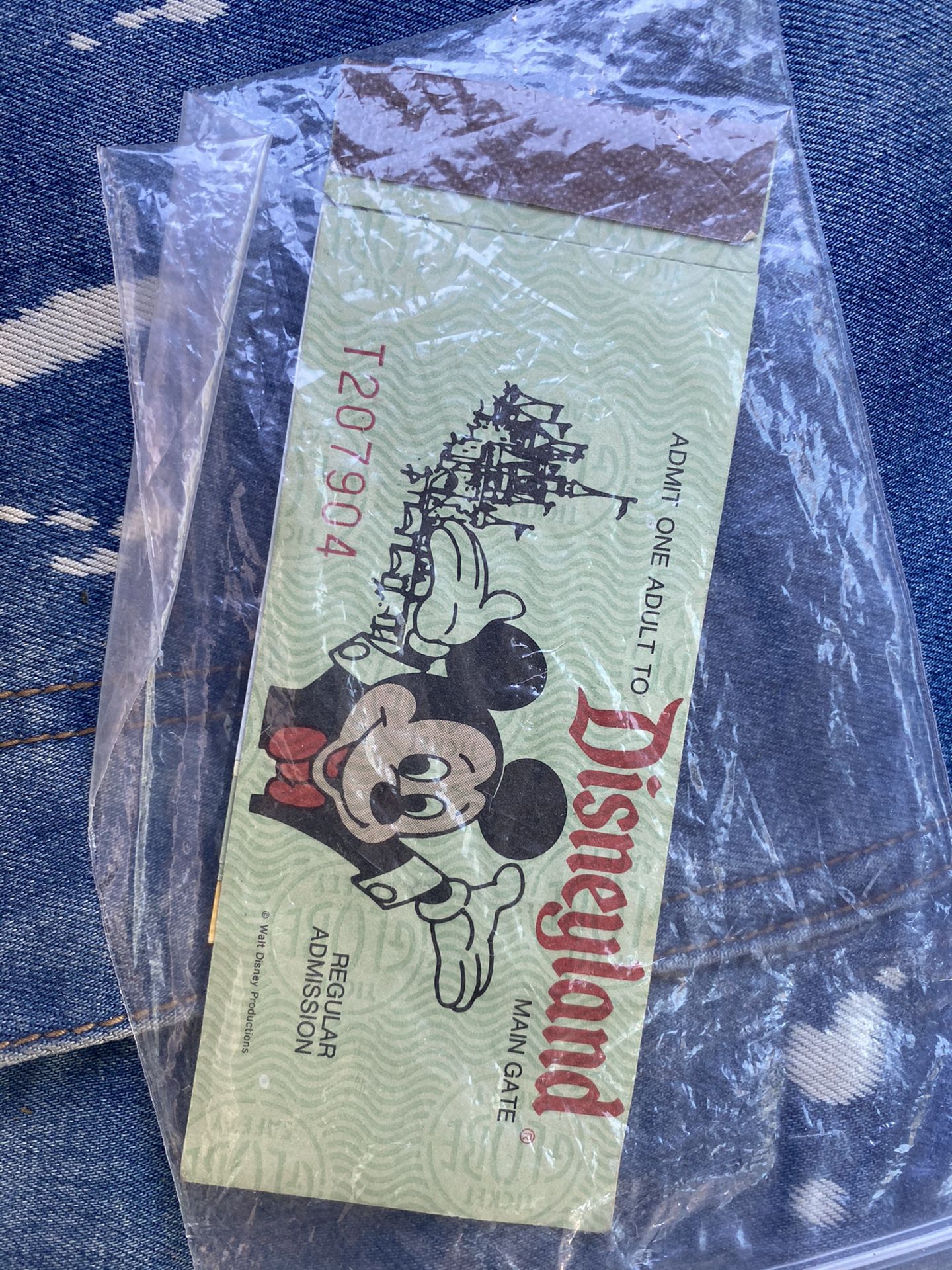 Disney & Toys “R” Us collectible tickets