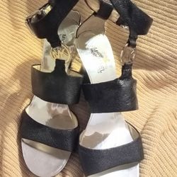 Michael Kors Black Heels with Modern Elegance