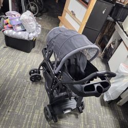Two Seater Stroller With Platform For Standing Third Job