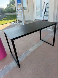 Black table