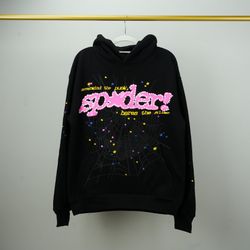 Sp5der Punk V2 Hoodie Black! Size M.