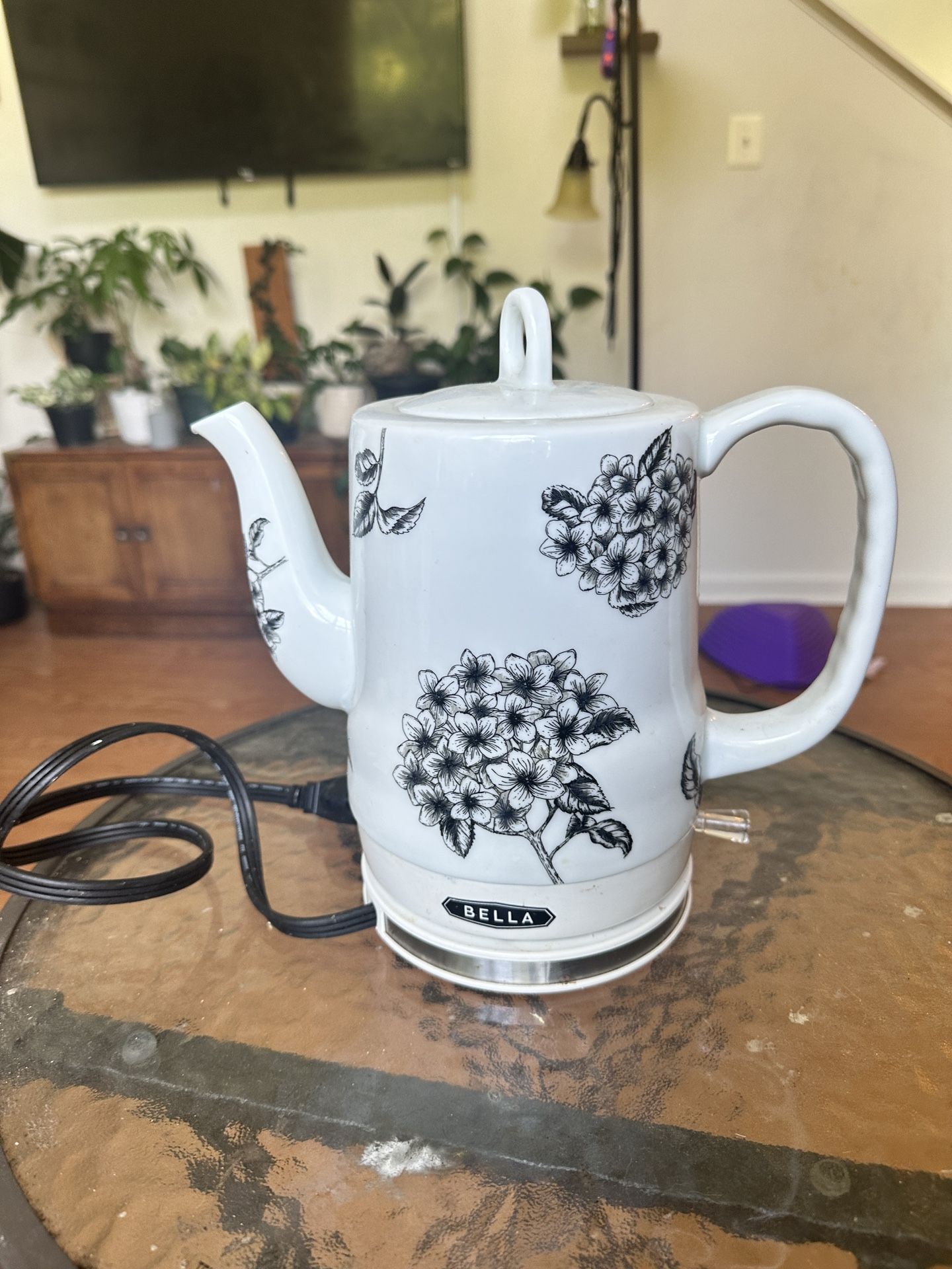 Floral Electric Tea Kettle