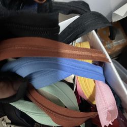 Zippers 10 Pc Mixed colors 