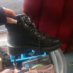 Black Working Boots Size 7.5 Forever 21 Brand 