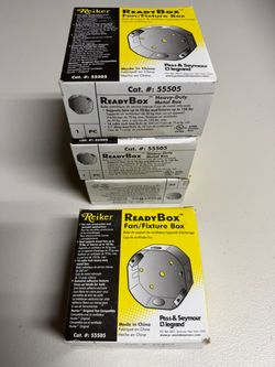 Reiker Ready Box Fan Fixture Box KIT 55505