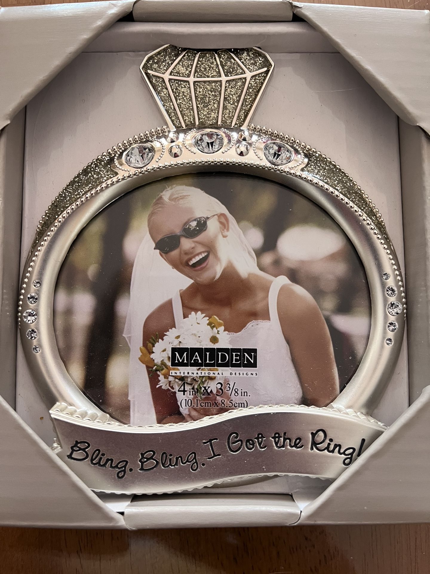 New In Box Engagement Or Wedding Photo Frame