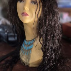 33" human hair wig