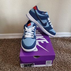 Nike Sb Dunk Low Coastal Blue Size 8.5 Brand new Why so sad