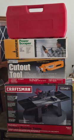New or only used once Tools