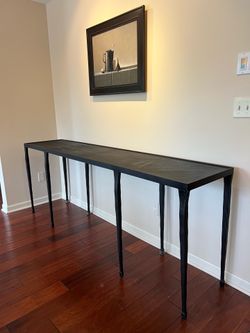 Crate and Barrel Silviano 84 inch console table